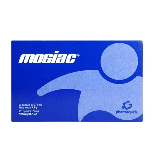 PHARMAGUIDA Mosiac 20 Capsule Integratore Alimentare Lattoferrina per Difesa Immunitaria