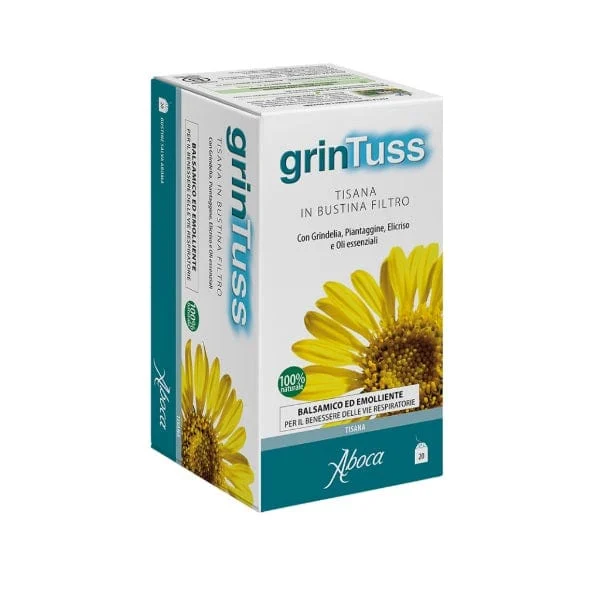 ABOCA Grintuss Tisana Balsamica ed Emolliente 20 Bustine Filtro