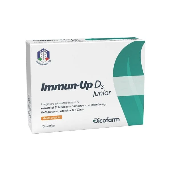DICOFARM Immun-Up D3 Junior 10 Bustine Gusto Arancia