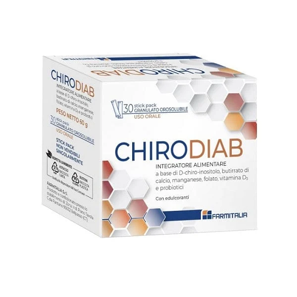 LJ PHARMA ChiroDiab 30 Stick Pack Granulato Orosolubile