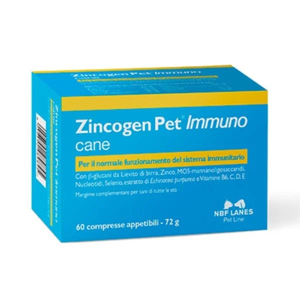 NBF LANES Zincogen Pet Immuno Cane 60 Compresse