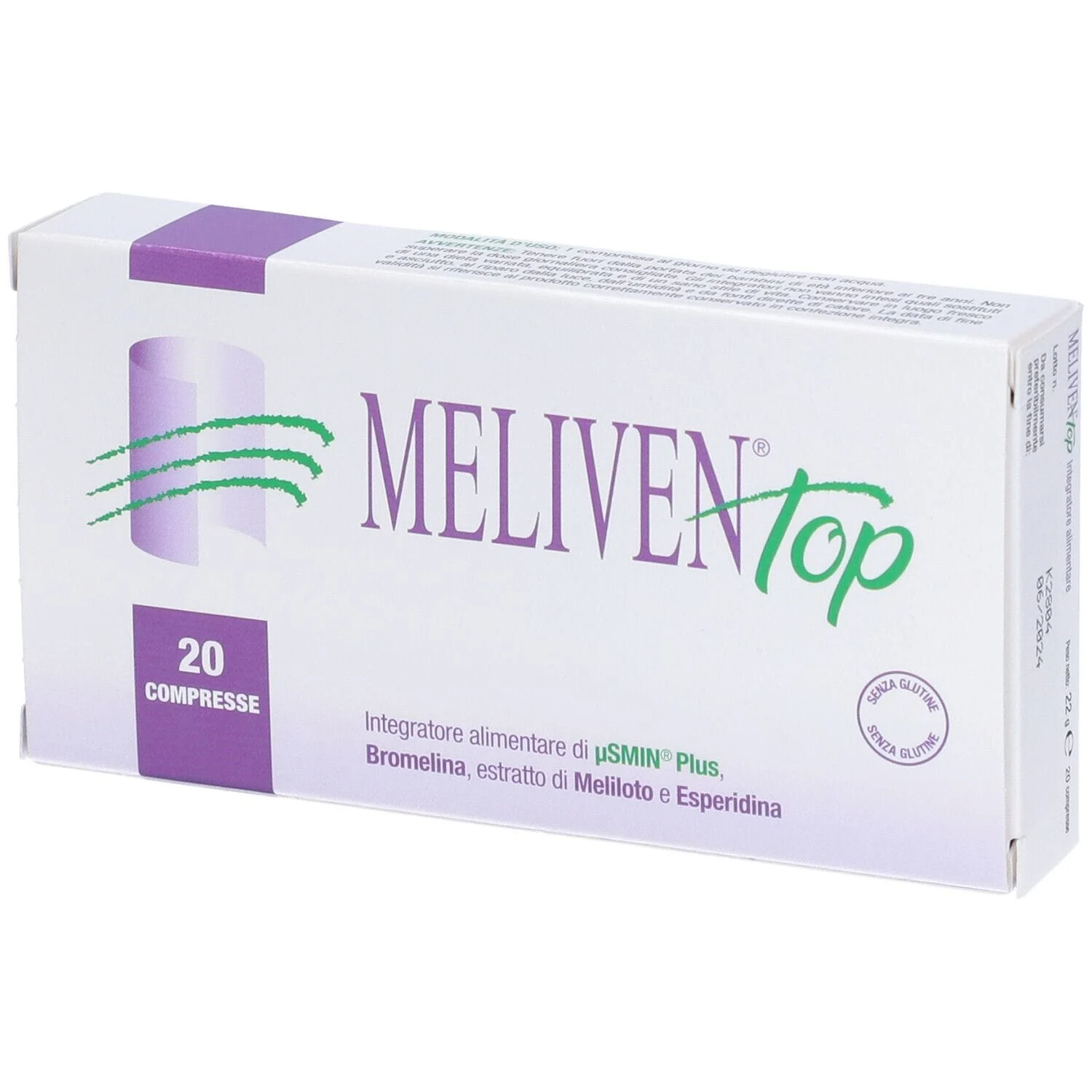 NATURAL BRADEL Meliven Top 20 Compresse