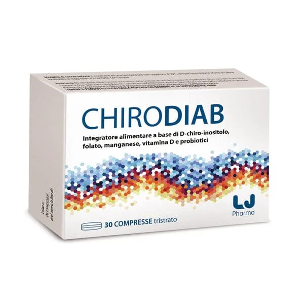 LJ PHARMA LJ PHARMA - ChiroDiab 30 Compresse Tristrato