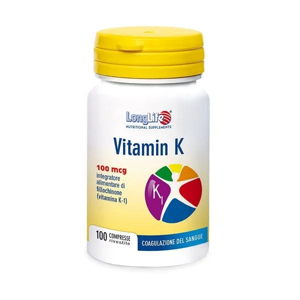 LONGLIFE Vitamin K 100 mcg 100 Compresse Rivestite