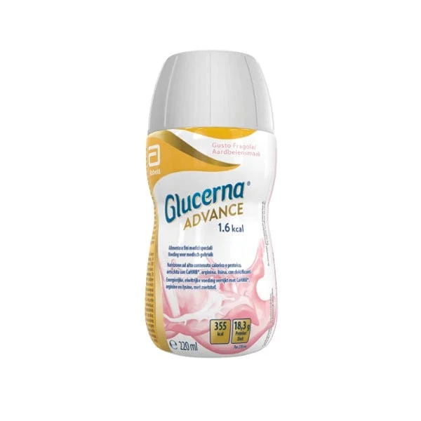 ABBOTT Glucerna Advance 1,6 Gusto Fragola 220 ml