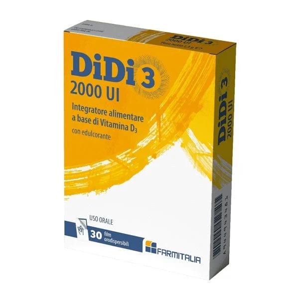 FARMITALIA DiDi3 2000 UI 30 film Orodispersibili