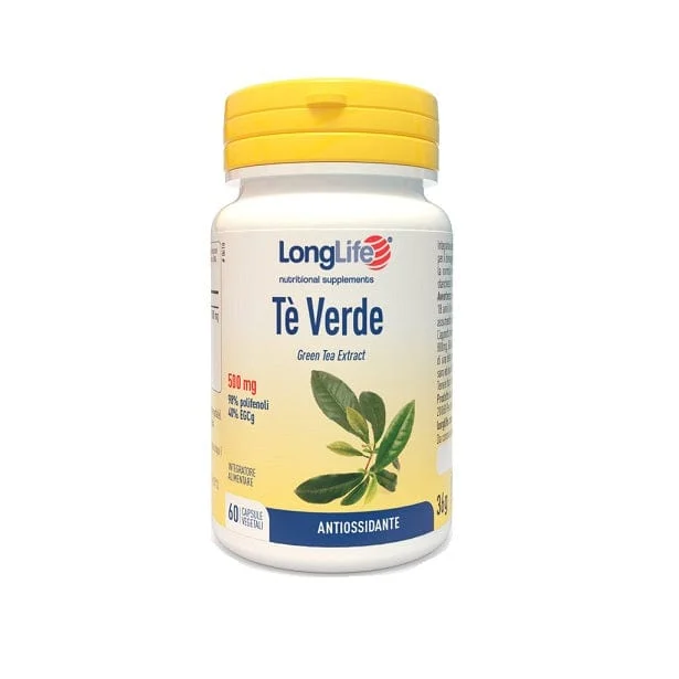 LONGLIFE Té Verde 500 mg 60 Capsule