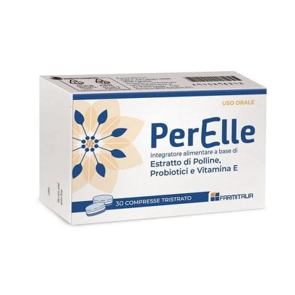 FARMITALIA Perelle 30 Compresse Integratore Fermenti Lattici e Vitamina E