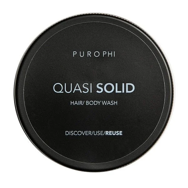 PUROPHI Quasi Solid Hair Body Doccia Shampoo Idratante 80 g