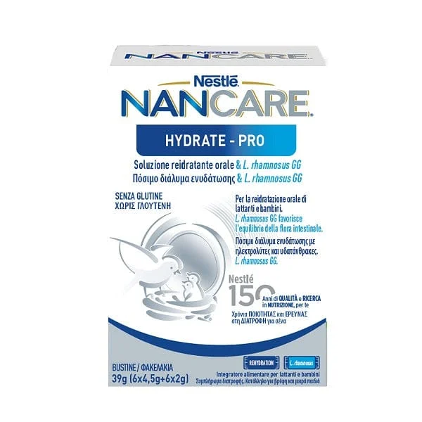 NESTLE NANCARE Hydrate Pro 6 Bustine Da 4,5 g e 6 Bustine Da 2 g