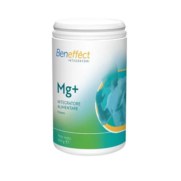 BENEFFECT INTEGRATORI Magnesio Mg+ Polvere Barattolo 300 g