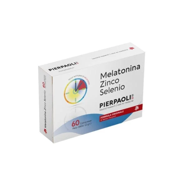 PIERPAOLI Melatonina Zinco Selenio 60 Compresse