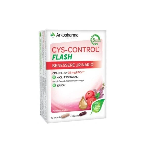 ARKOPHARMA Cys-Control Flash 20 Capsule