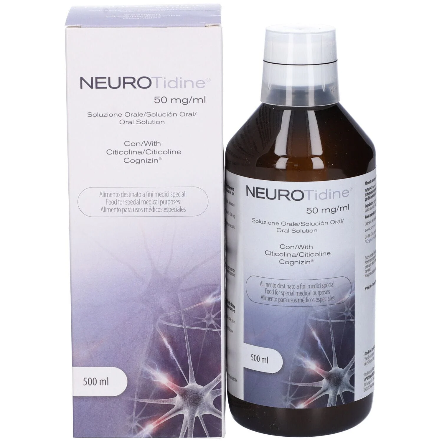OMIKRON Neurotidine 50mg/ml Soluzione Orale 500 ml