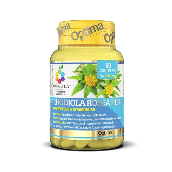 OPTIMA NATURALS Rhodiola Rosea Plus 60 Compresse