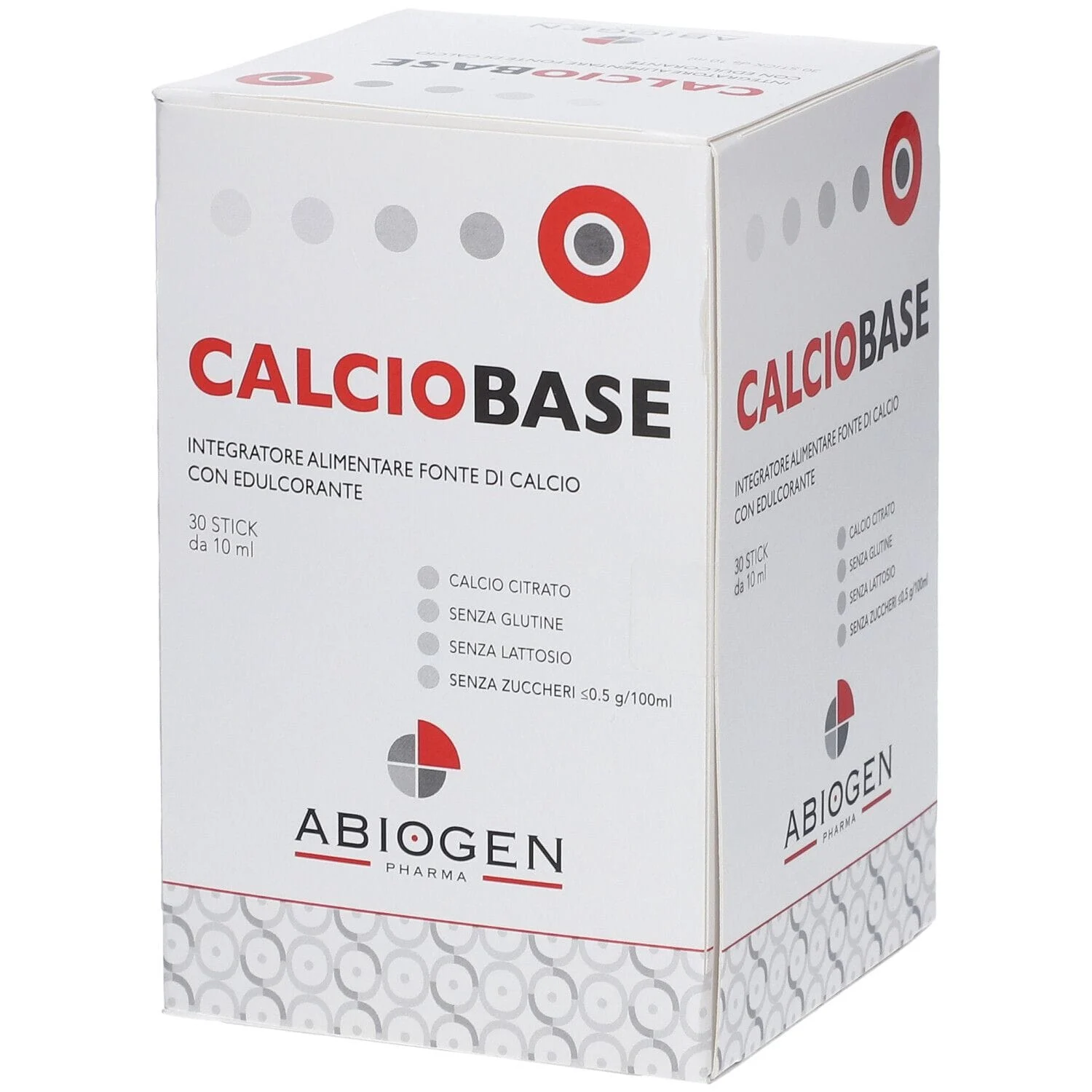 ABIOGEN PHARMA Calciobase Integratore Alimentare 30 Stick Da 10 ml