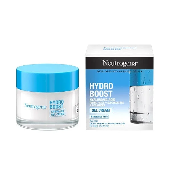 NEUTROGENA Crema Gel Hydro Boost Crema Idratante Viso con Acido Ialuronico 50 ml