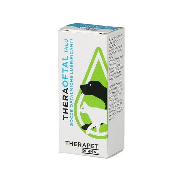 THERAPET Dermal TheraOftal Ialudrop Gocce Oftalmiche Lubrificanti 10 ml
