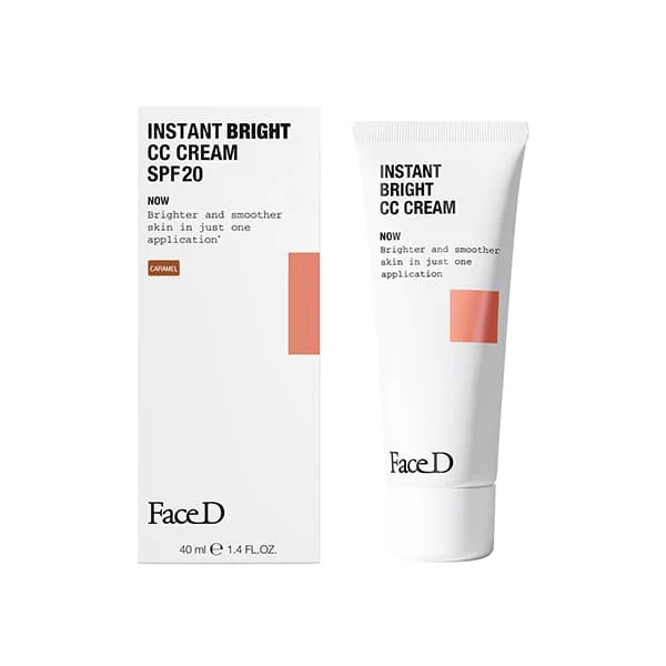 FACED CC Cream SPF 20 Crema Correttrice Del Colore Caramel Instant Bright 40 ml