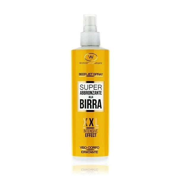 WONDER COMPANY Beer Jet Spray XXL Super Abbronzante Alla Birra Viso Corpo 200 ml