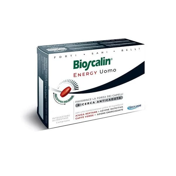 BIOSCALIN Energy Uomo Anticaduta Capelli 90 Compresse