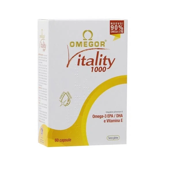 OMEGOR Vitality 1000 Integratore 60 Capsule Molli