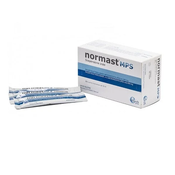 NORMAST Normast MPS Integratore Alimentare Sospensione Orale 20 Bustine Monodose 10 ml per Benessere e Supporto del Sistema Nervoso