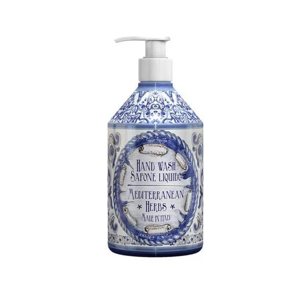 MAIOLICHE Sapone Liquido Mani 500 ml Erbe Del Mediterraneo