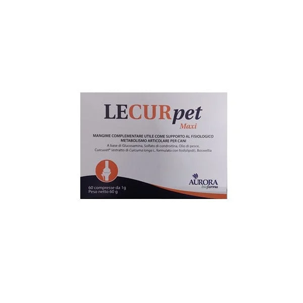 AURORA BIOFARMA LecurPet Maxi 60 Compresse Per Cani e Gatti