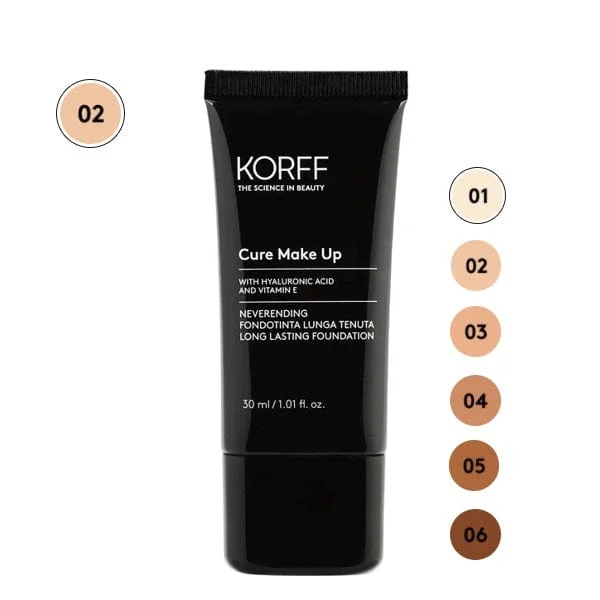 KORFF Fondotinta Neverending n.02 30 ml