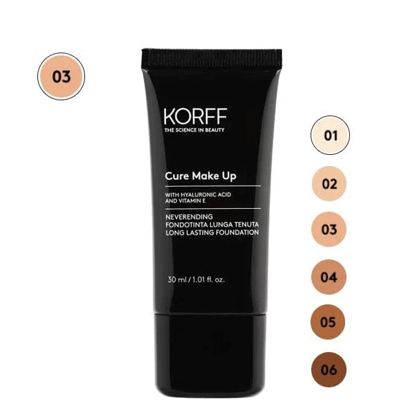 KORFF Fondotinta Neverending n.03 30 ml