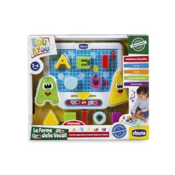 CHICCO Le Forme delle Vocali Gioco 1 Pezzo