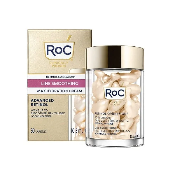 ROC Line Smoothing Siero Viso Notte in Capsule 30 Capsule