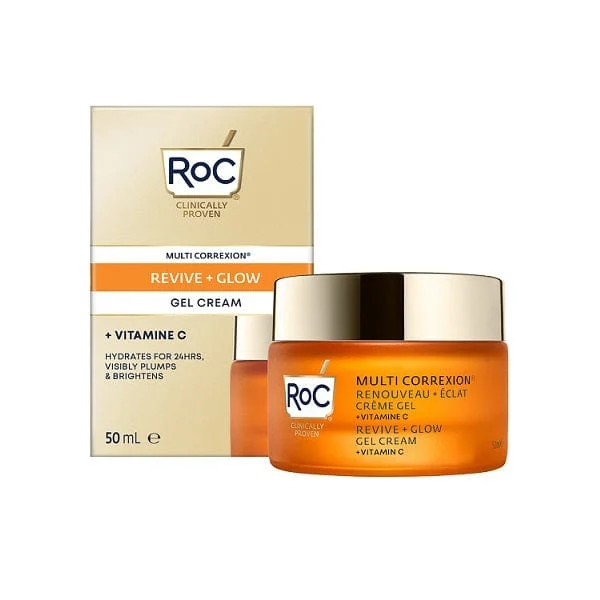 ROC Revive + Glow Crema Viso Gel 50 ml