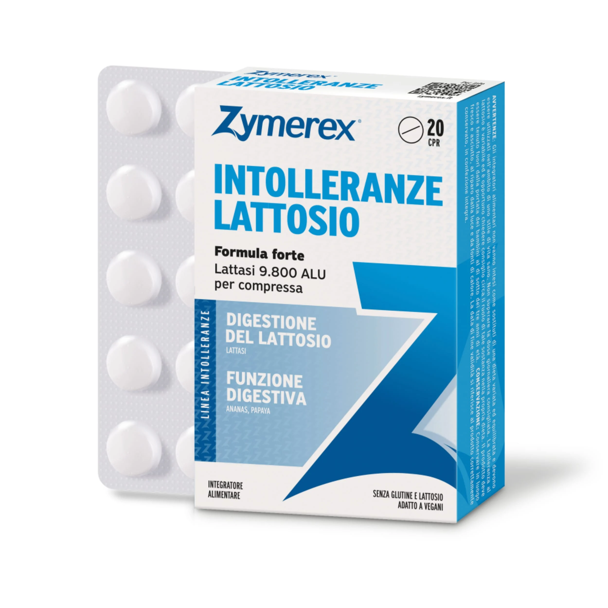 ZYMEREX Intolleranze Lattosio 20 Compresse Rivestite