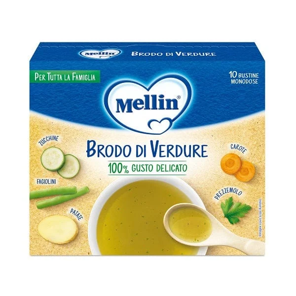 MELLIN Brodo Di Verdure 10x8g