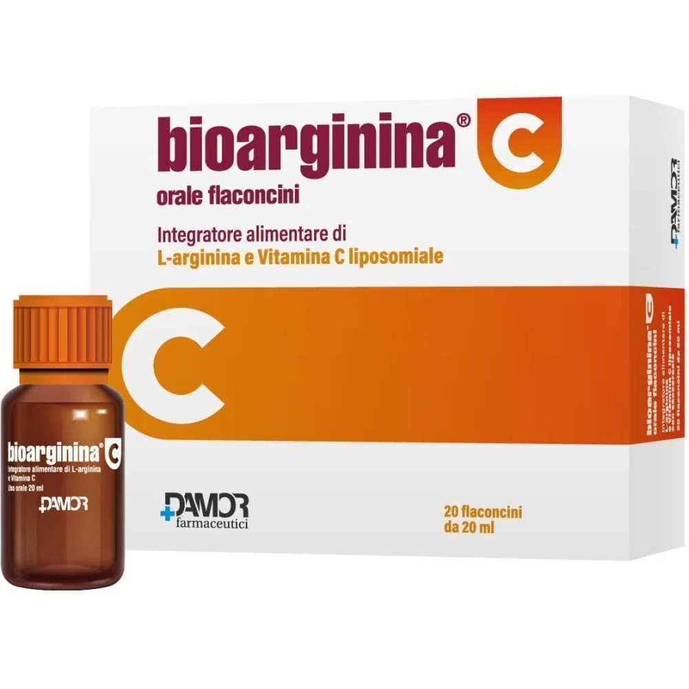 FARMACEUTICI DAMOR Bioarginina C Orale 20 Flaconcini 20 ml