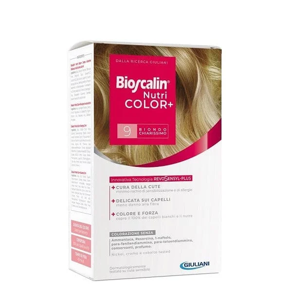 BIOSCALIN Nutri Color Plus 9 Biondo Chiarissimo Crema Colorante