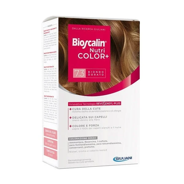 BIOSCALIN Nutri Color Plus 7.3 Biondo Dorato Crema Colorante