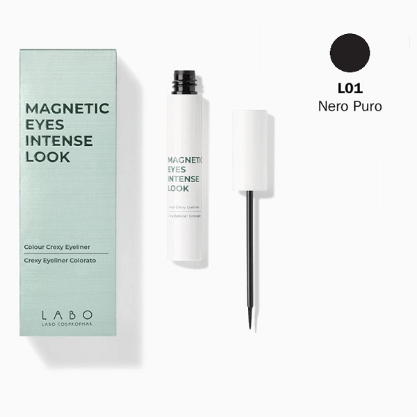 CREXY Eyeliner Liquido Colore L01 8ml Formula Lunga Durata e Precisione per Occhi Definiti e Intensi
