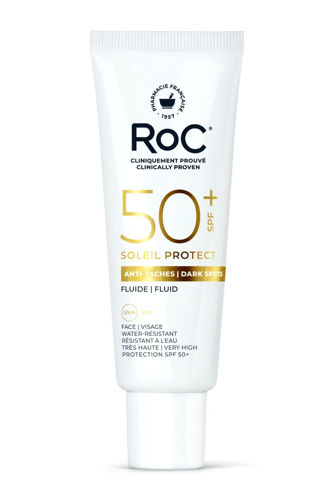 ROC Fluido Solare Viso SPF 50 Antimacchie Brune 50 ml