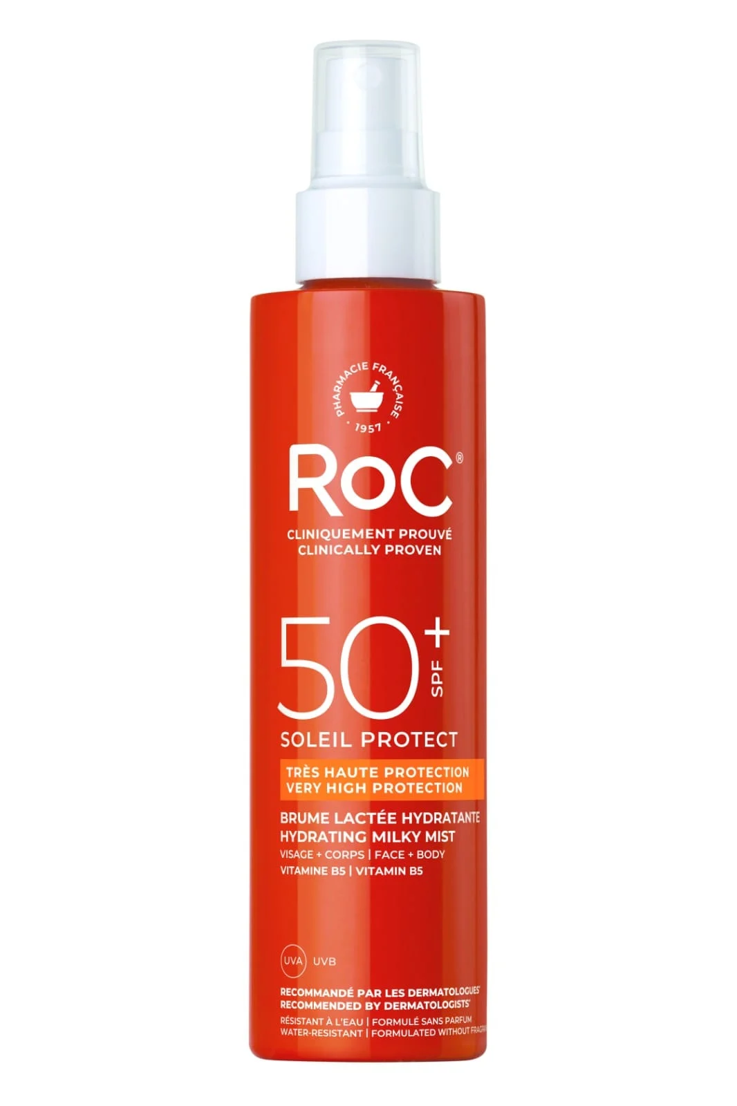 ROC Lozione Spray Solare Corpo SPF 50+ Idratante 200 ml