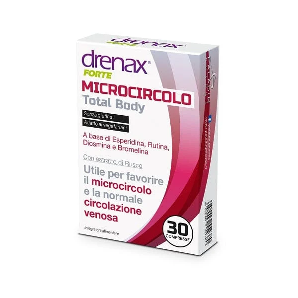 DRENAX FORTE Microcircolo Total Body 30 Compresse