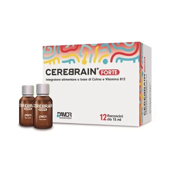 FARMACEUTICI DAMOR Cerebrain Forte 12 Flaconcini Da 15 ml