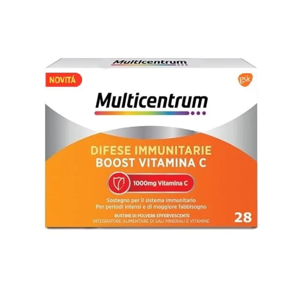 MULTICENTRUM Difese Immunitarie Boost Vitamina C 28 Bustine