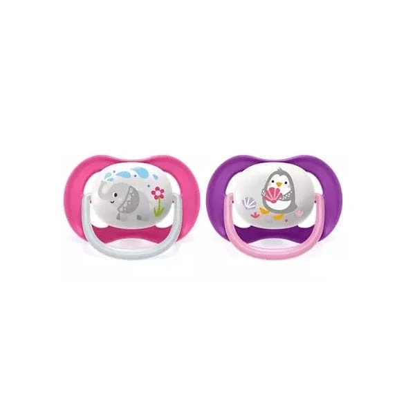 AVENT Succhietto Ultra Air 6-18 mesi Animali 2 Pezzi