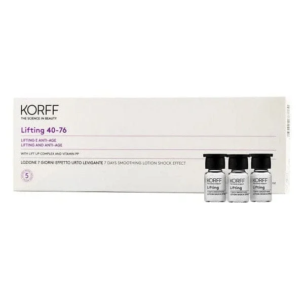 KORFF Lifting e Anti-age Lozione Lifting 7 Giorni 7 Flaconcini da 2 ml Effetto Urto Levigante