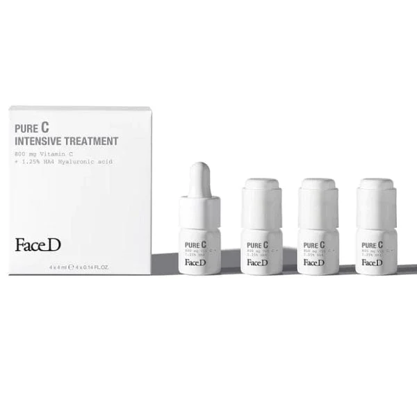 FACED Pure C Vitamina C Pura 16% In Acido Ialuronico 4 Fiale Da 4 ml
