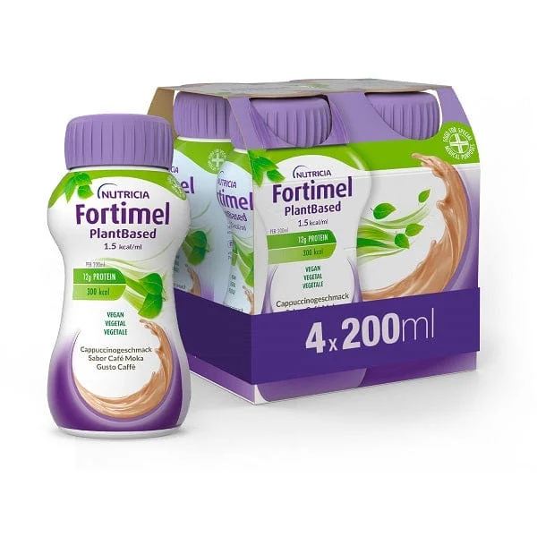 NUTRICIA Fortimel Plant Based Energy Gusto Caffè 4x 200 ml