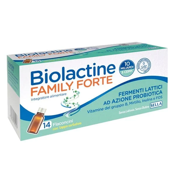 SELLA Biolactine Family Forte 10 Miliardi 14 Flaconcini